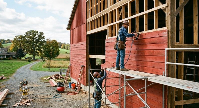 Barn Siding Replacement in Lascassas, TN