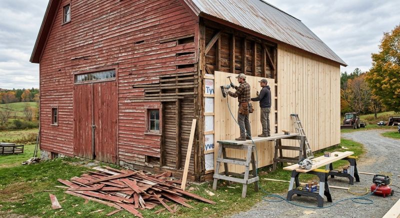 Barn Siding Replacement in Lascassas, TN