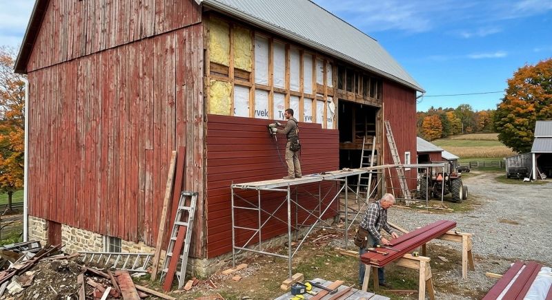 Barn Siding Replacement in Madison, TN