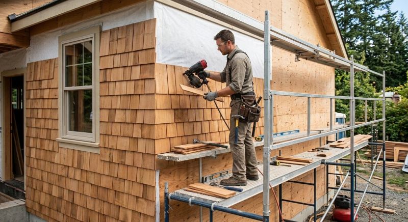 Cedar Siding Installation in Brentwood, TN