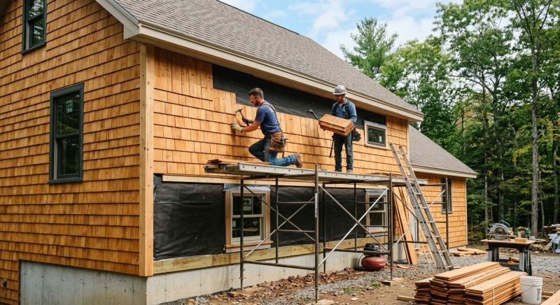 Cedar Siding Installation in Greenbrier, TN