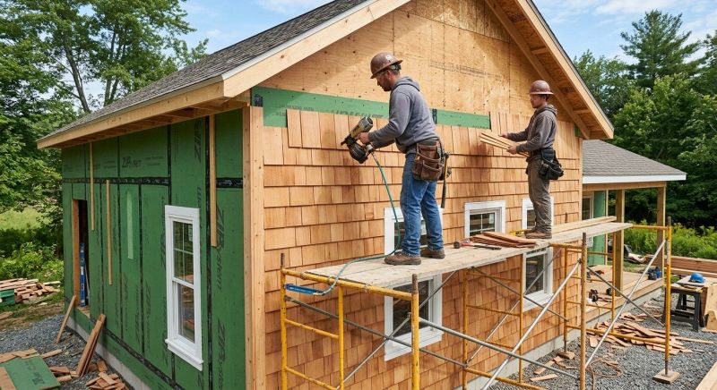 Cedar Siding Installation in Lascassas, TN