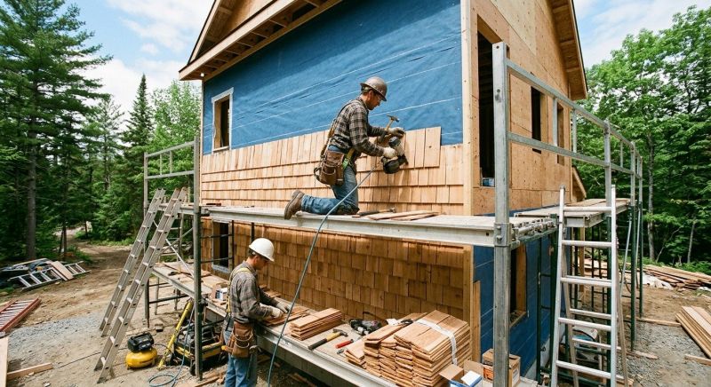 Cedar Siding Installation in White House, TN