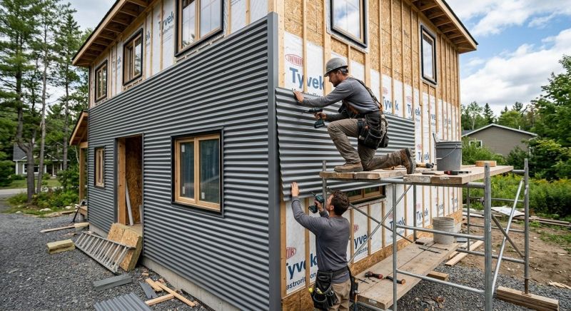 Corrugated Siding Installation in Wilson County, TN