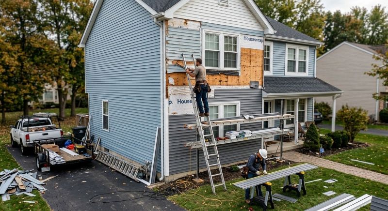 Damaged Siding Replacement in Wilson County, TN