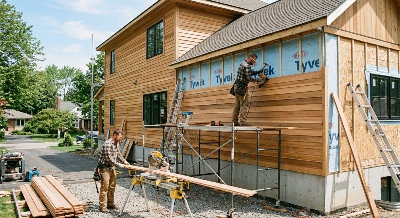 Faux Wood Siding Installation in Castalian Springs, TN