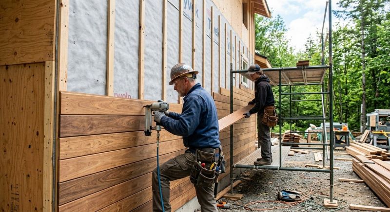 Hardwood Siding Installation in Wilson County, TN