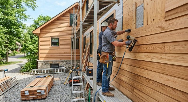 Hardwood Siding Installation in Wilson County, TN