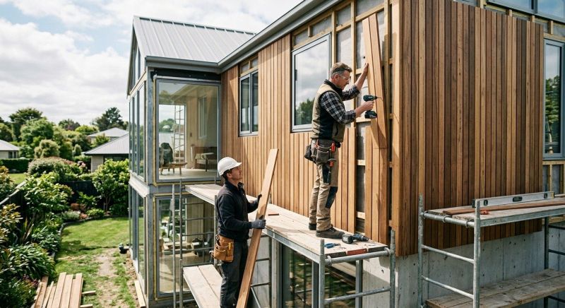 Hardwood Siding Installation in Portland, TN