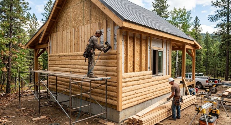 Log Siding Installation in Brentwood, TN