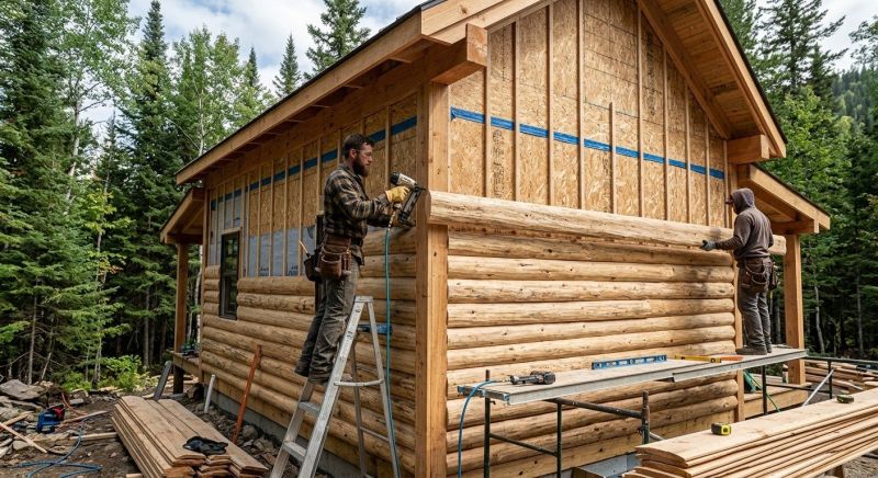 Log Siding Installation in Wilson County, TN