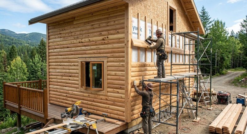 Log Siding Installation in Watertown, TN