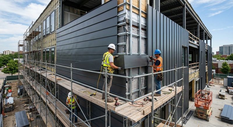 Metal Cladding Installation in Wilson County, TN
