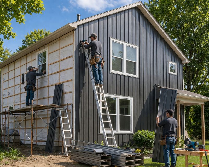 Metal Siding Replacement in Wilson County, TN