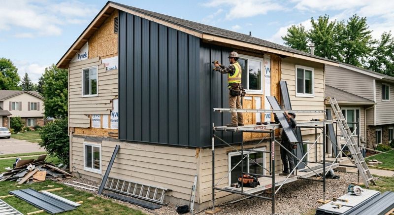 Metal Siding Replacement in White House, TN