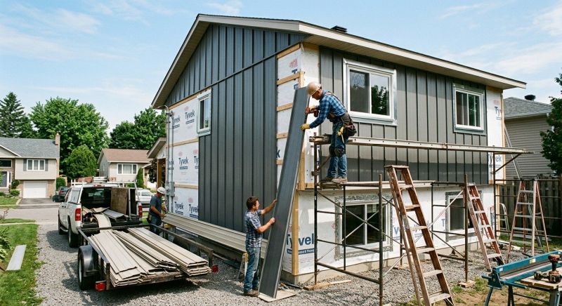 Sheet Metal Siding Replacement in Wilson County, TN