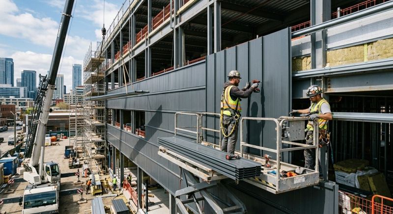 Steel Cladding Installation in Wilson County, TN