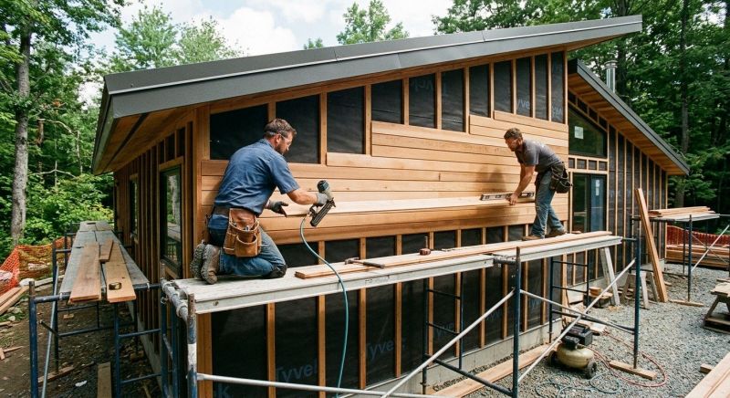 Wood Cladding Installation in Hendersonville, TN
