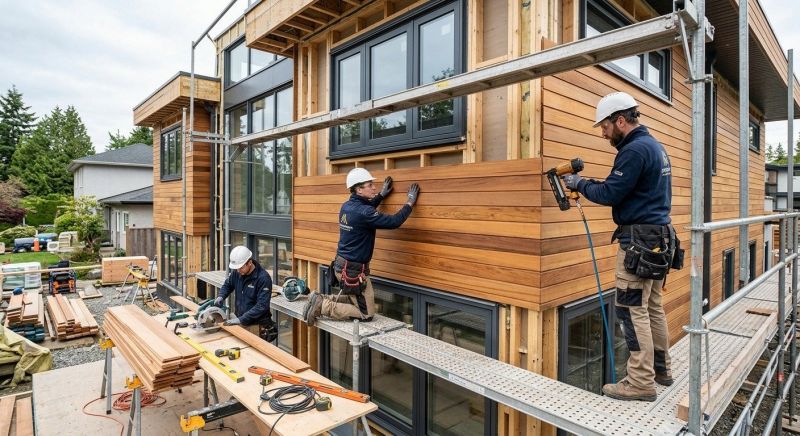 Wood Cladding Installation in Hendersonville, TN