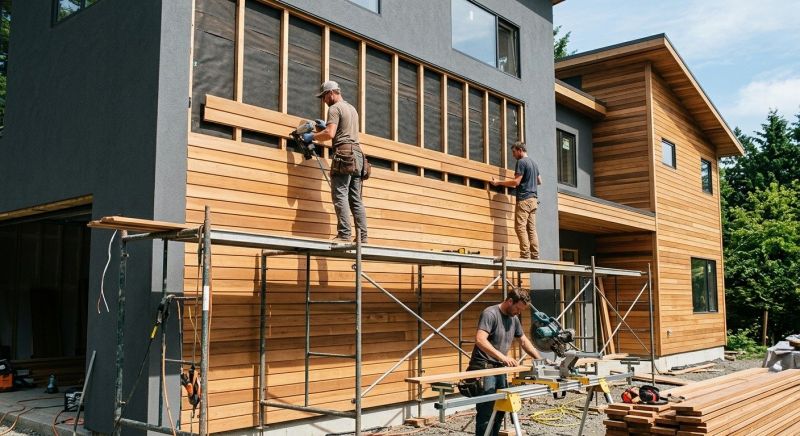 Wood Cladding Installation in Joelton, TN
