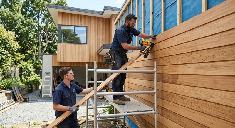 Wood Cladding Installation in La Vergne, TN