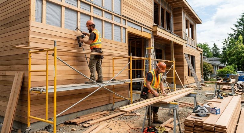 Wood Cladding Installation in Madison, TN