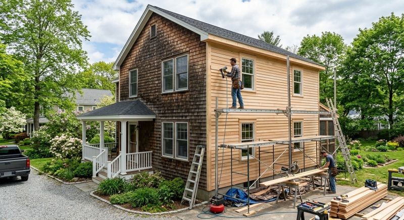 Wood Siding Replacement in White House, TN